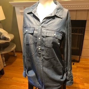 Light denim blouse